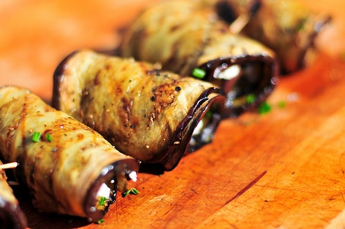 Caucasian eggplant rolls