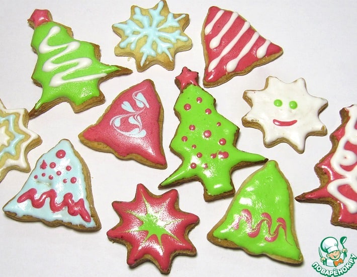 Christmas shortbread cookies