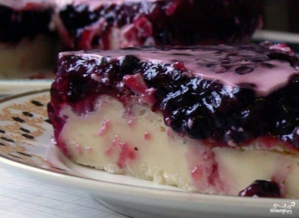 Blueberry pudding