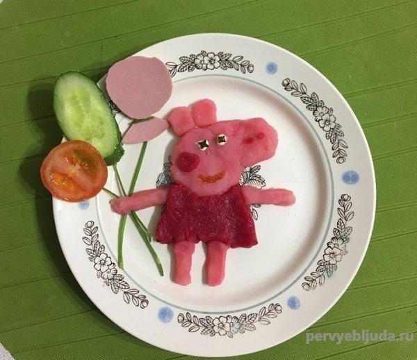 Salade Peppa Pig