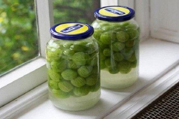 cans on the windowsill