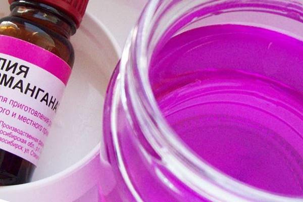 potassium permanganate solution