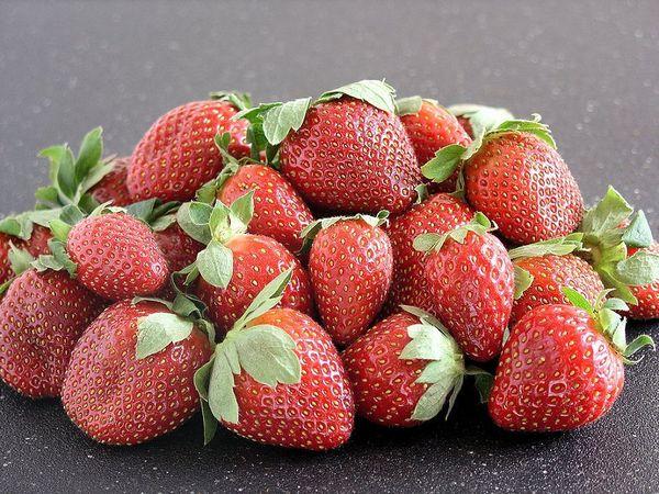 Ripe strawberry