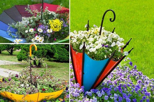 planter des fleurs dans des parterres de fleurs