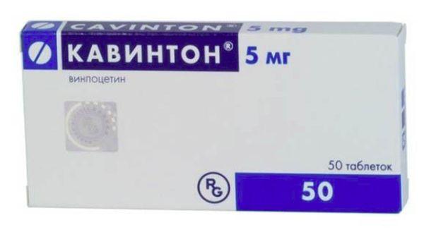 Cavinton tablets