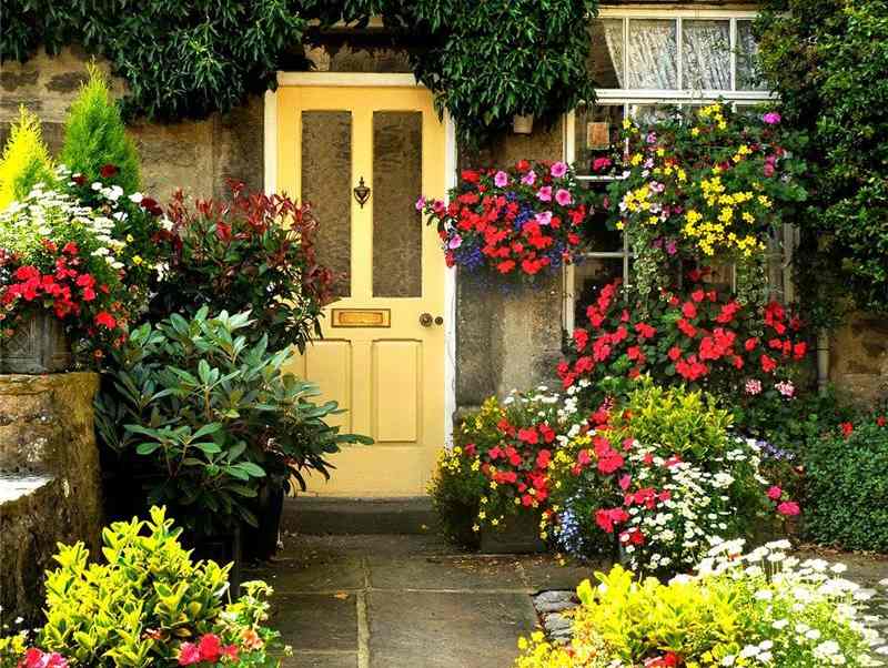 décoration originale avec des fleurs