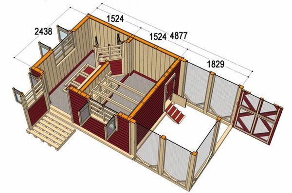 chicken coop drawing