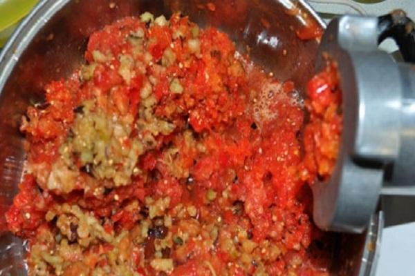 preparación de ingredientes