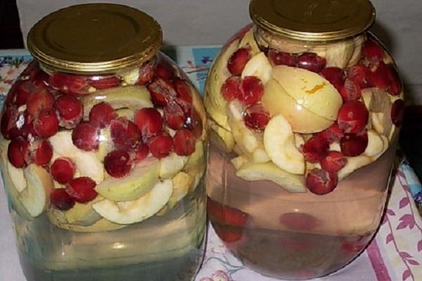 fruits marinés