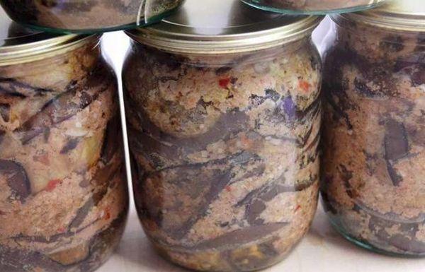 canned eggplant