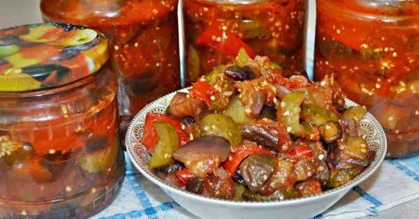 salade d'aubergines