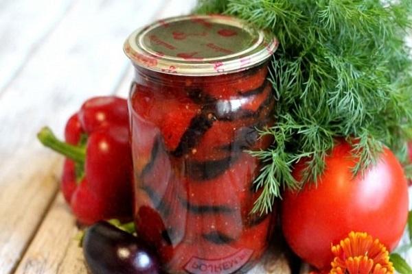 tomatoes and herbs