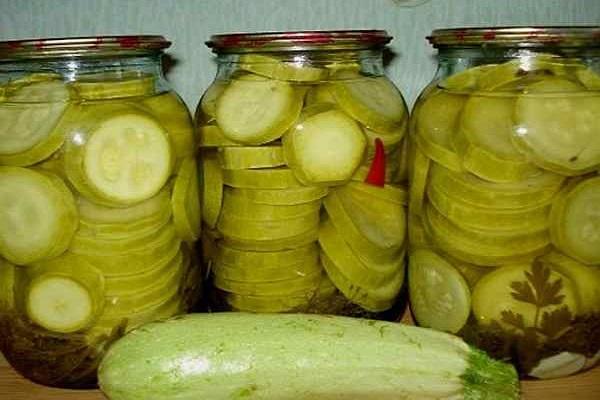 cercles de courgettes