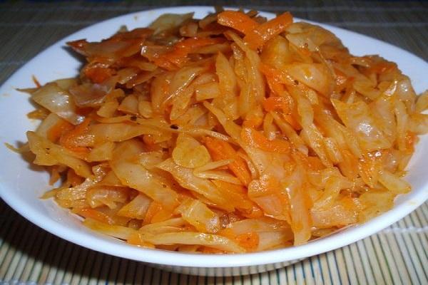 stewed cabbage