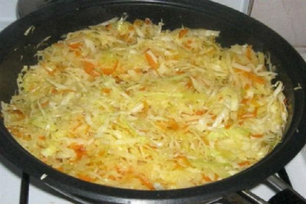 fry cabbage