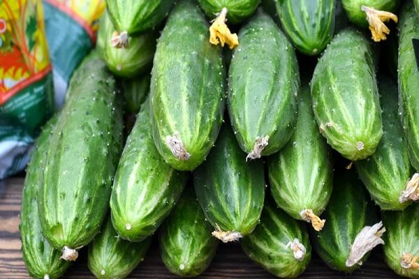 selection of cucumbers