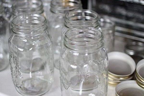 glass jars