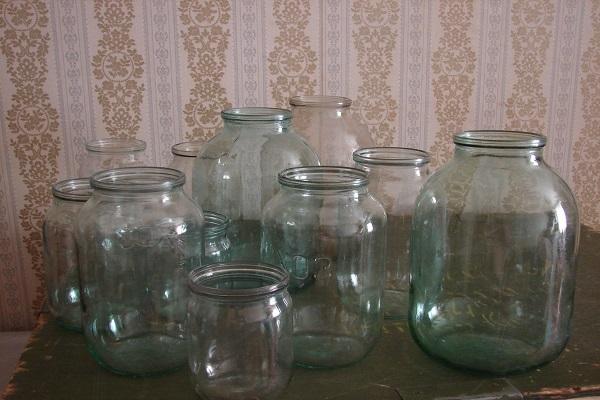 glass jars