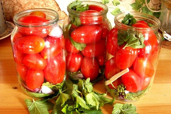 tomates de rábano picante