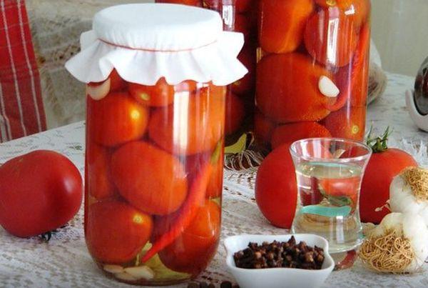 tomates sin esterilizar