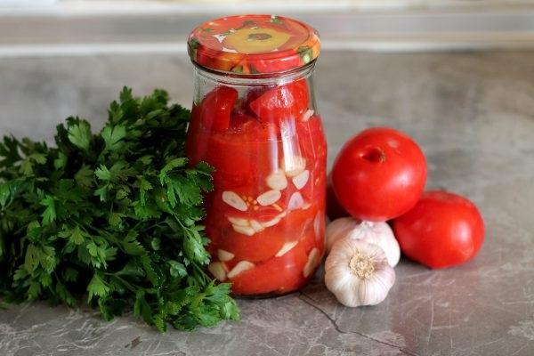 garlic with herbs