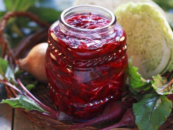 beets with cabbage