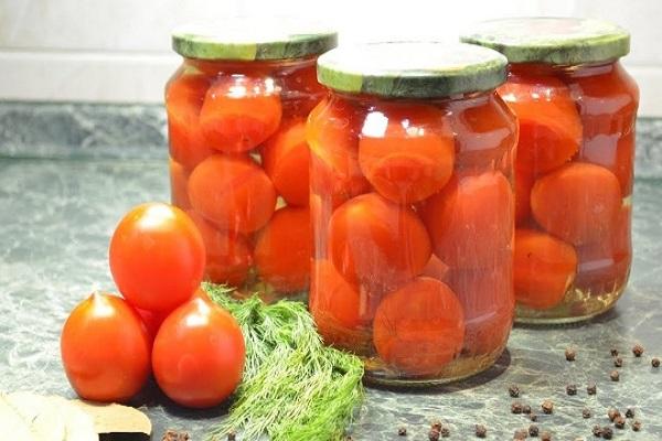 tomates légèrement salées