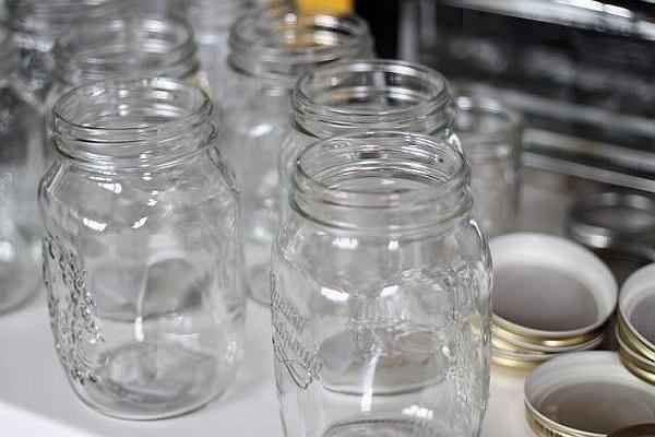 glass jars