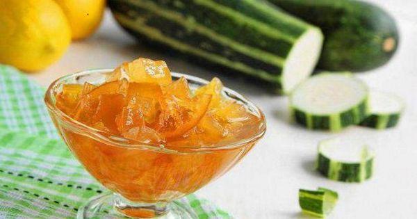 courgettes et confiture