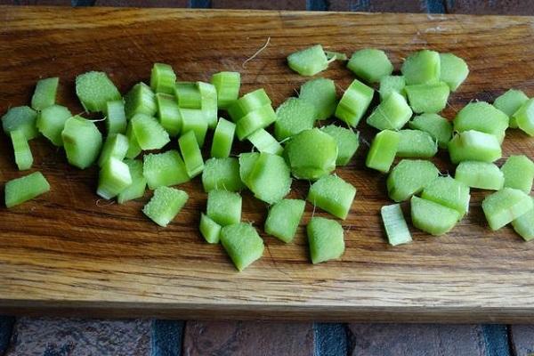 fruta confitada cocida