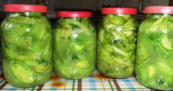 Ensalada de tomate verde