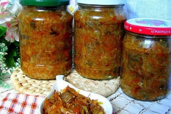 eggplant in a jar