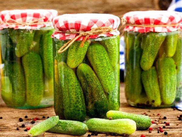 Pickled cucumbers