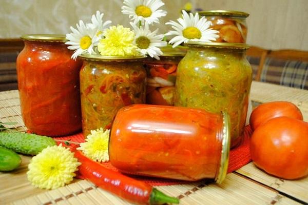 preparation of salads