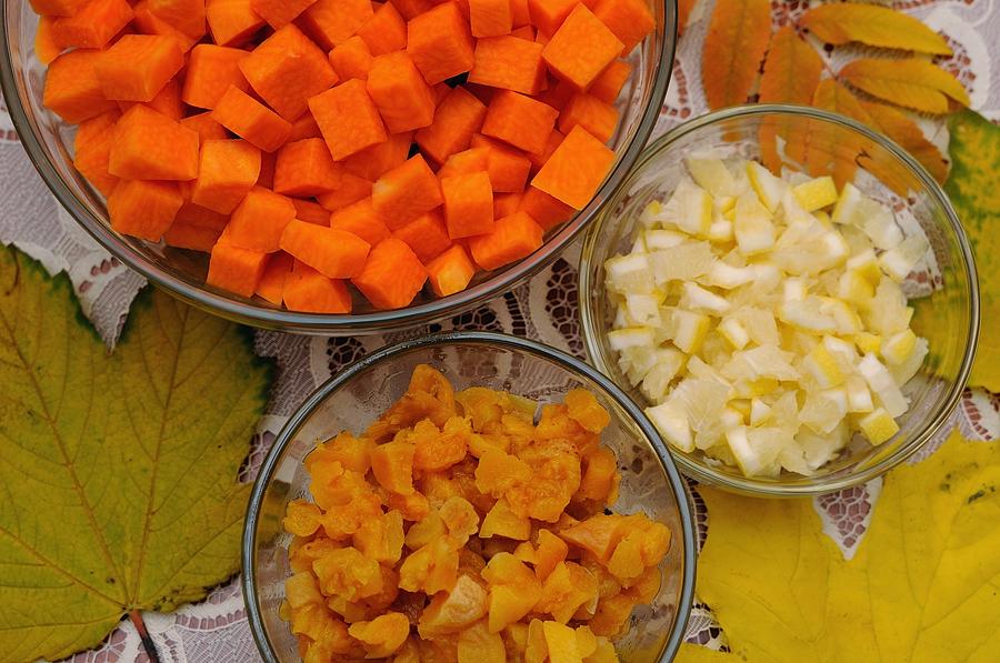 jam with dried apricots and pumpkin