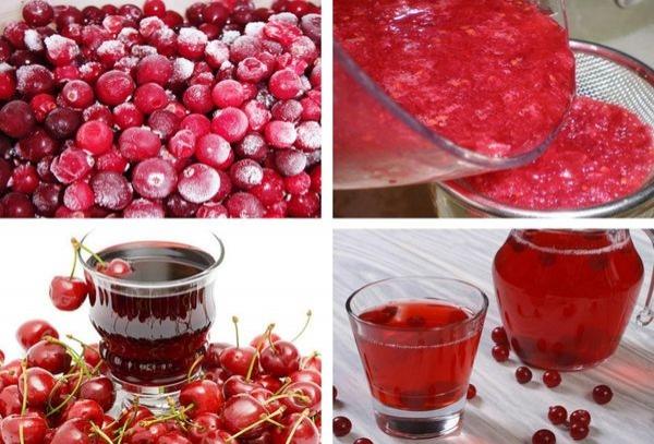 jus de cerise dans son jus