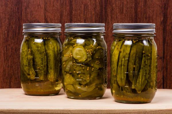 cucumbers with scented oil