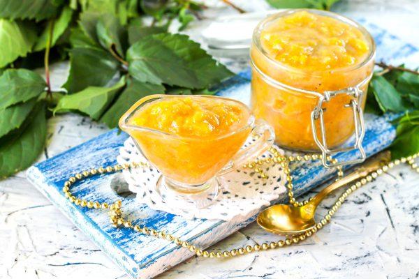 confiture de banane à l'orange