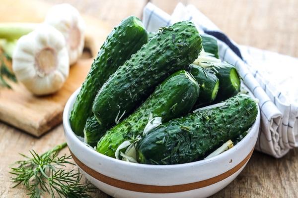 fresh cucumbers