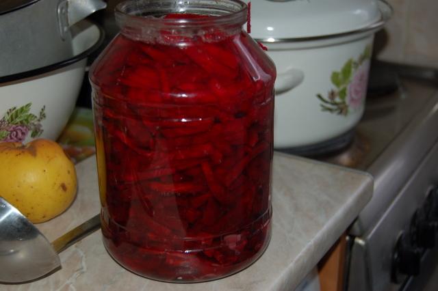 homemade pickled beets