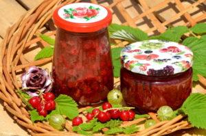 Recette étape par étape pour faire de la confiture de groseille et de groseille pour l'hiver