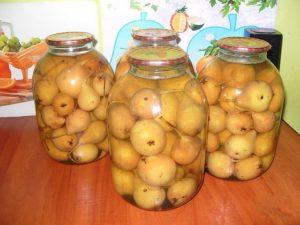 TOP 5 step-by-step recipes for making soaked pears for the winter