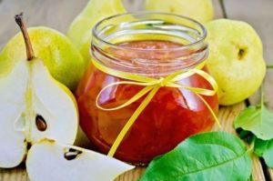 TOP 14 step-by-step recipes for amber jam from pear slices for the winter