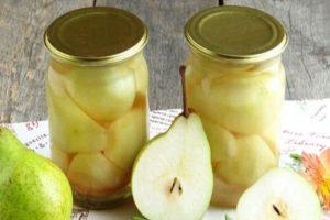 TOP 8 recettes simples pour faire des poires au sirop pour l'hiver