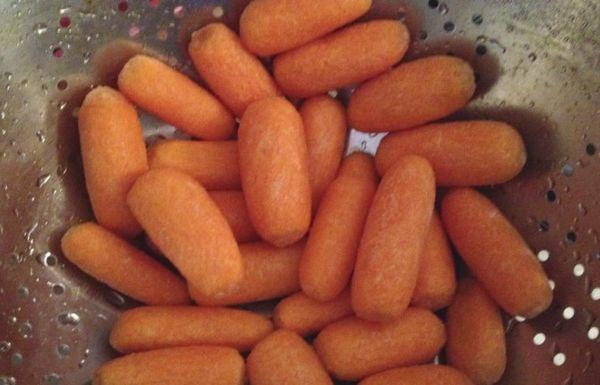 peeled carrots