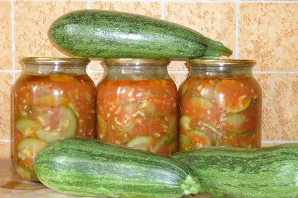 courgettes en conserve