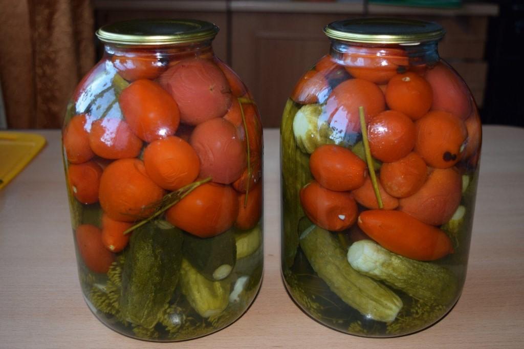 tomatoes with cucumbers without sugar