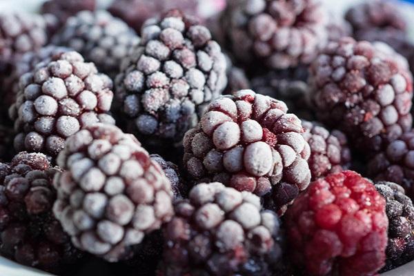 fresh blackberries