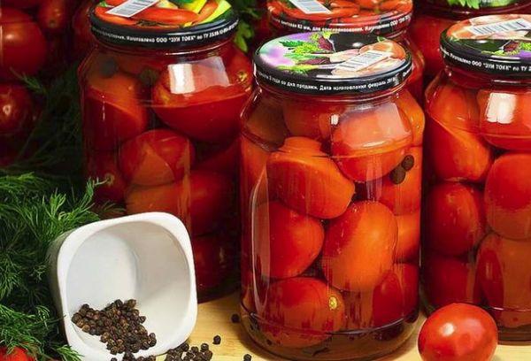 jars of tomatoes