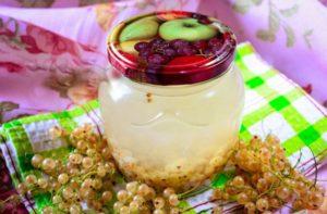 TOP 9 recipes for white currant compote for the winter and how to cook correctly